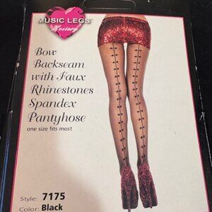 4 Pantyhose and knee high sheer (oatmeal) stockings